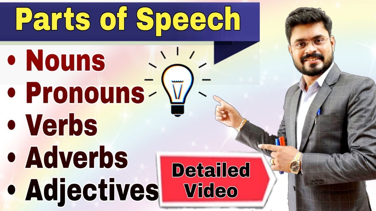 Parts of speech Noun, Pronoun, Verbs, Action, Regular Irregular verbs, Adjective in English Grammar