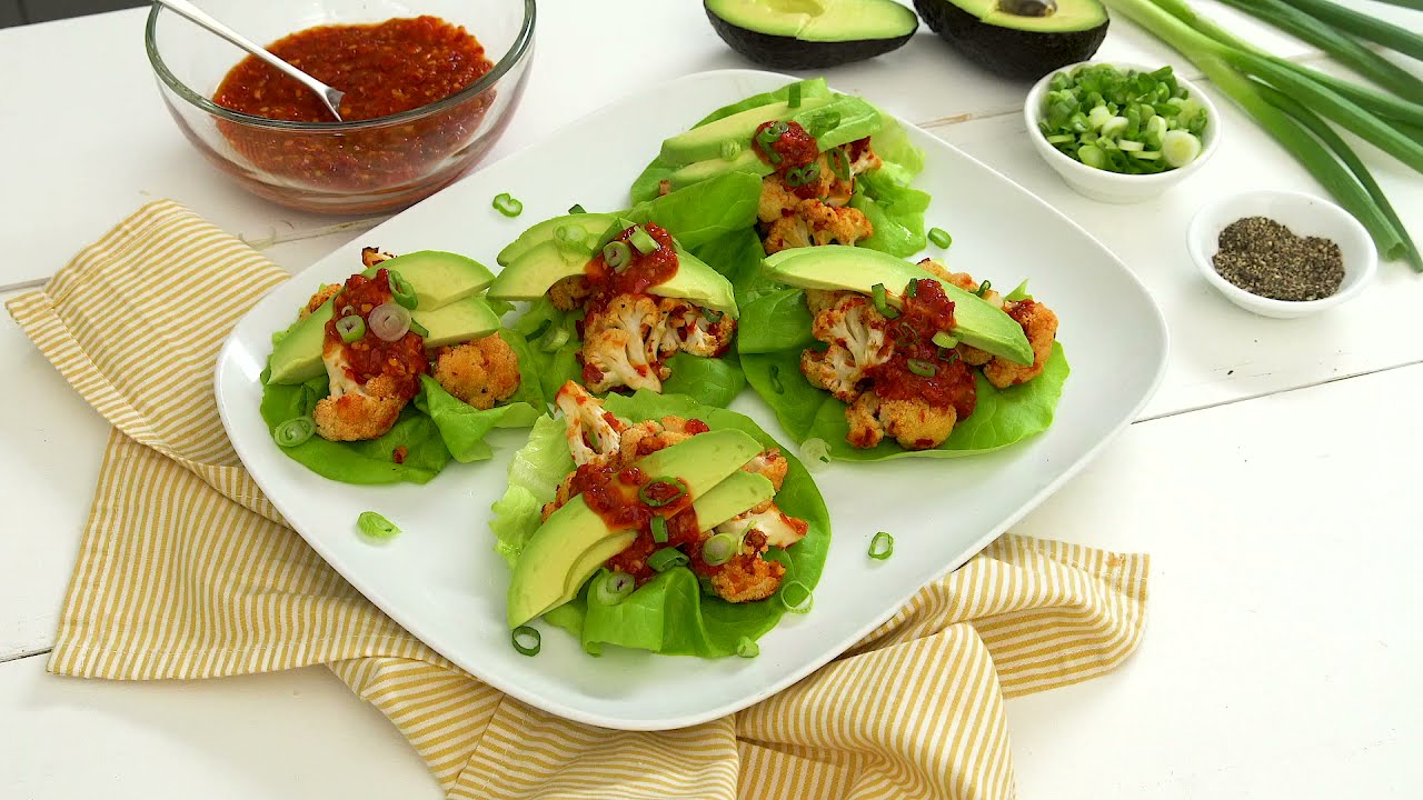 Sambal Cauliflower Lettuce Wraps Recipe | SupHerb Farms