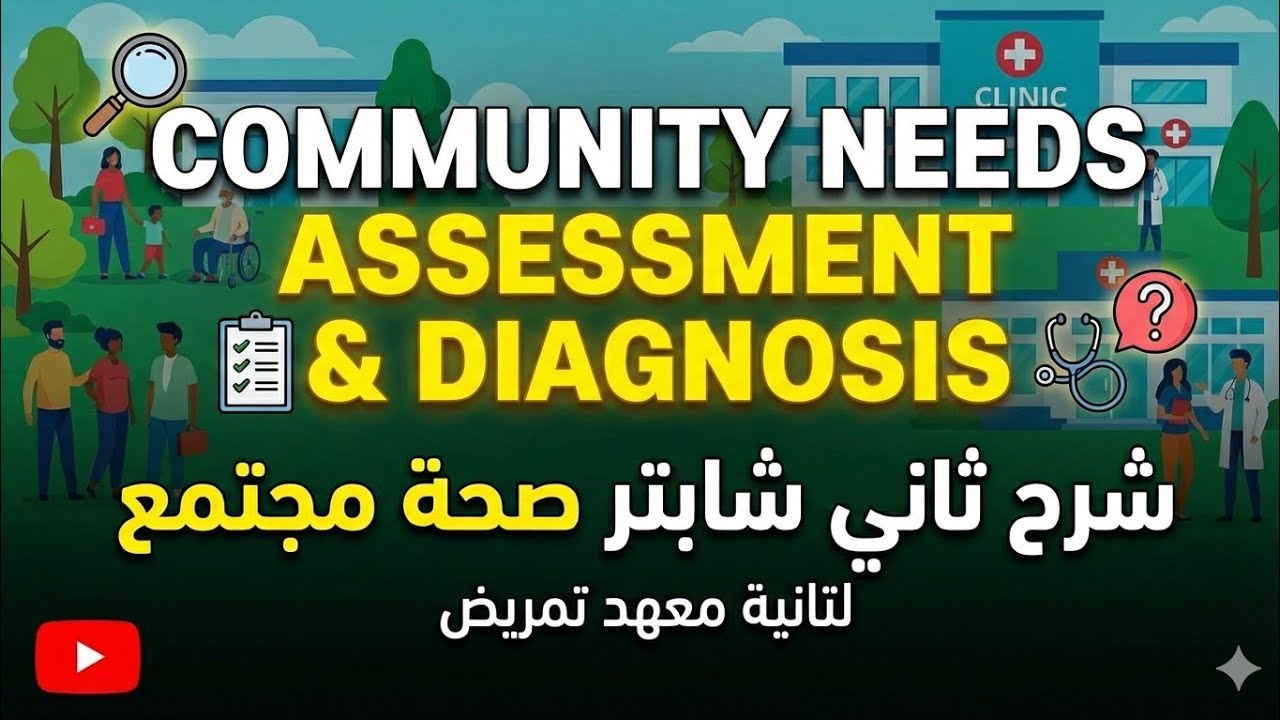 تاني شابتر في تمريض صحة مجتمع | Community Health Nursing | #تانية_معهد_تمريض 👪