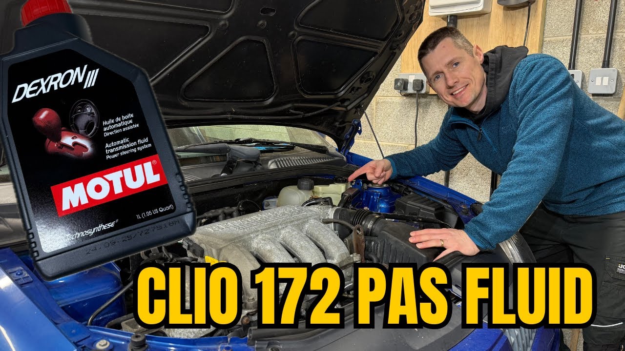 Шумный насос гидроусилителя руля? Замена жидкости в Clio 172.