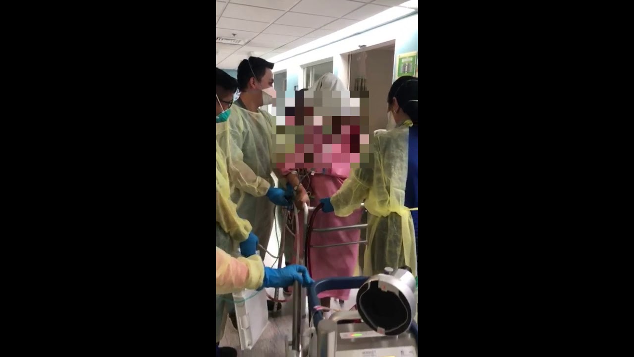 Walking on ECMO