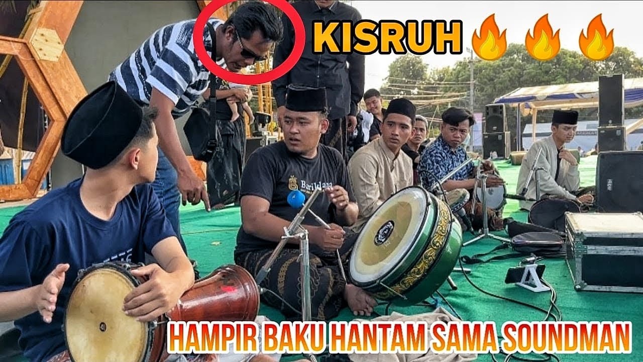 KISRUH HAMPIR BAKU HANTAM SAMA SOUNDMAN CEK SOUND SPECIAL MILAD SYUBBANUL MUSLIMIN