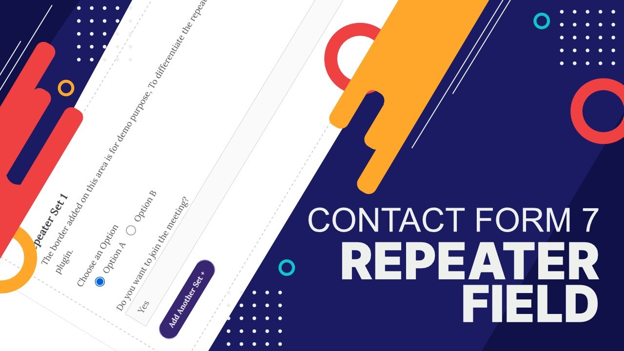 How to add Repeatable Field on Contact Form 7 | WordPress Contact Form Repeater | Step by Step Guide