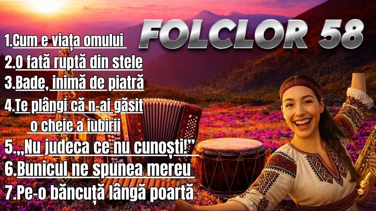 💥Folclor Modern De Joc şi PETRECERE 58 Muzică Nouă