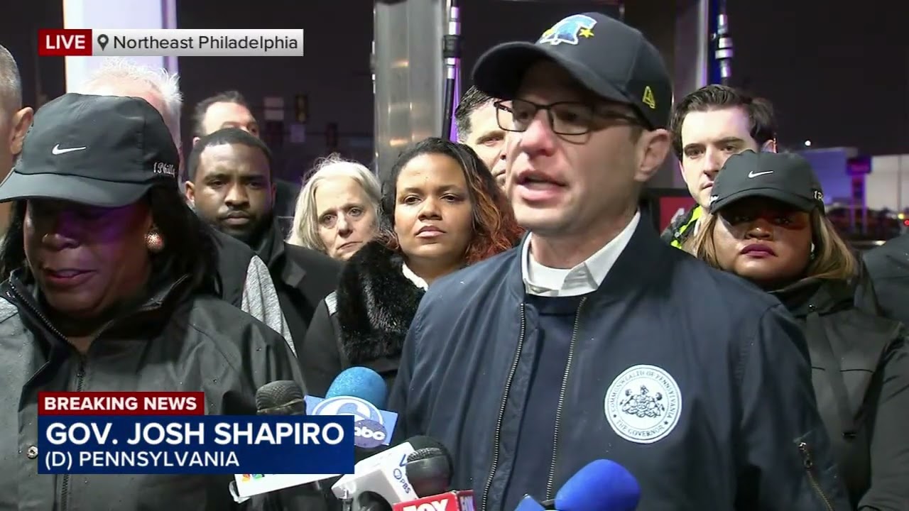 Gov. Josh Shapiro gives update on deadly Philadelphia plane crash