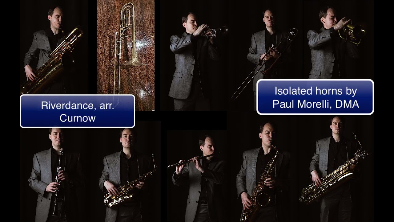 Riverdance, arr. Curnow, isolated horns by Paul Morelli
