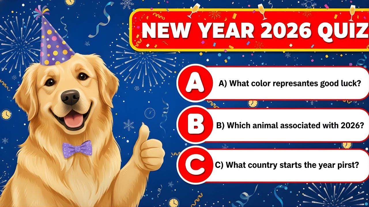 New Year 2026 Quiz 🎆 | Test Your Holiday Knowledge! 30 Questions Challenge ❄️🎁