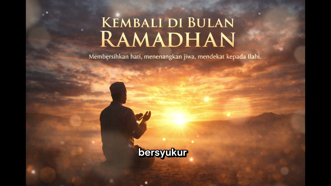 Ramadhan Waktu Terbaik Kembali kepada Allah 