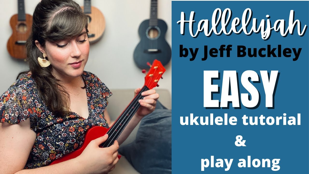 Hallelujah Ukulele Tutorial and Play Along | Cory Teaches Music