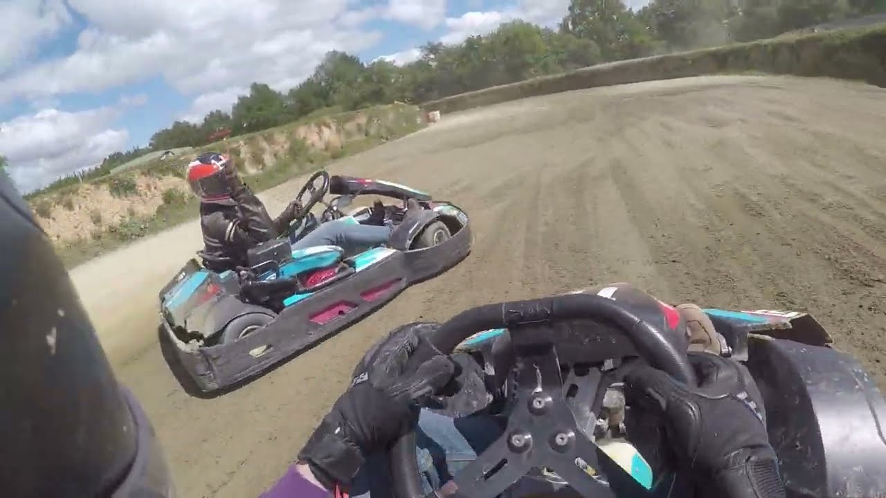 Le Raccoon Crew au Karting Cross de Nantes.
