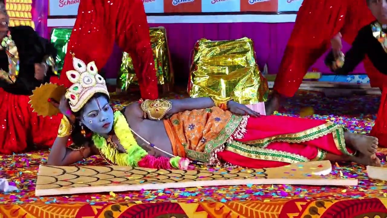 Dasavataram movie title song.6th class student's. Annual day celebrations.2025-26.