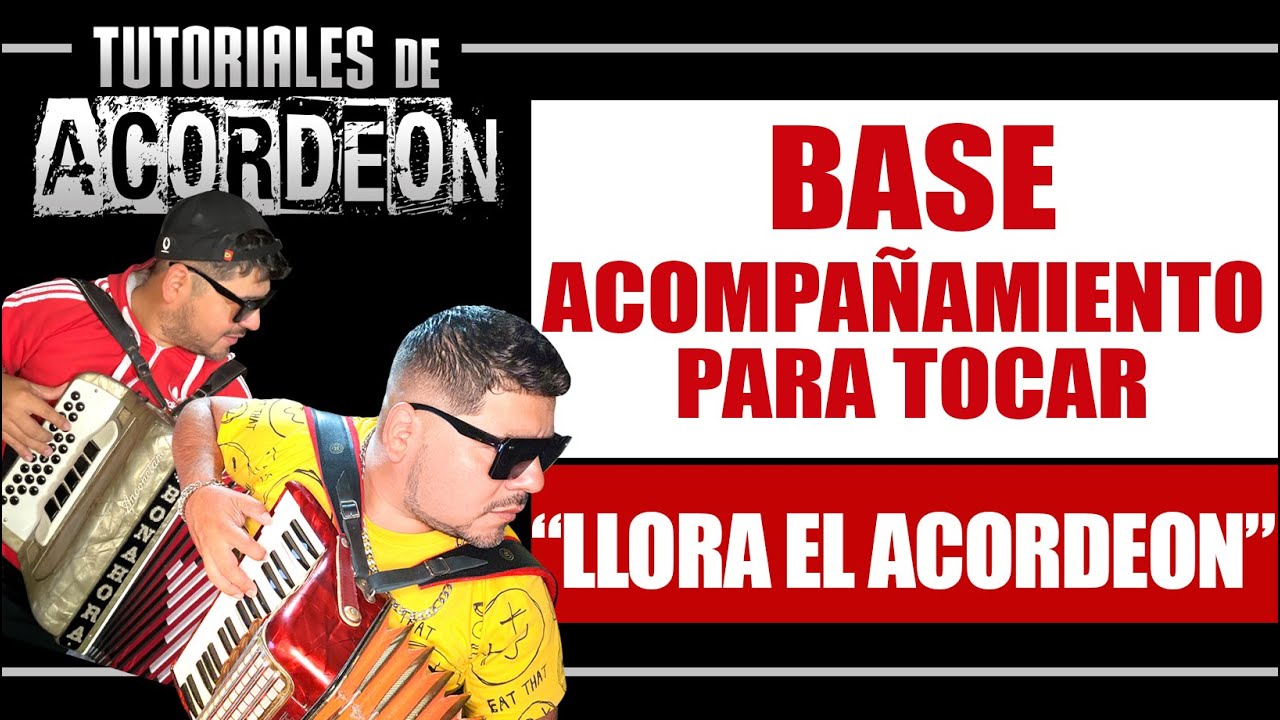 BASE RITMICA: Llora el Acordeon (La Menor)