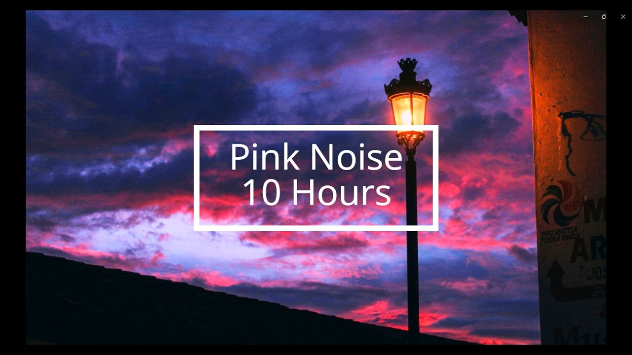 Pink Noise for Deep Sleep (10 Hours) | Relaxing Sleep Sound