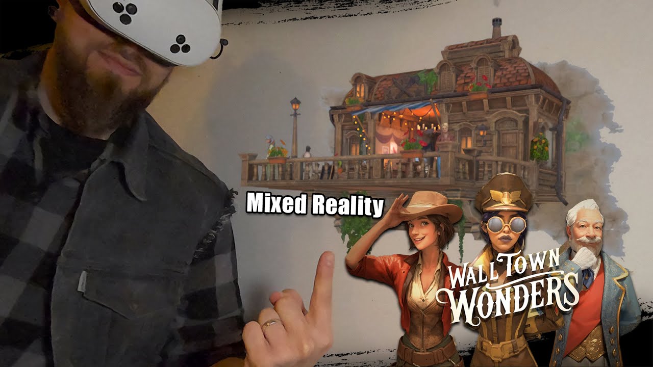 Mixed Reality Aufbau Spiel an euren Wänden! | Wall Town Wonder - Quest 3