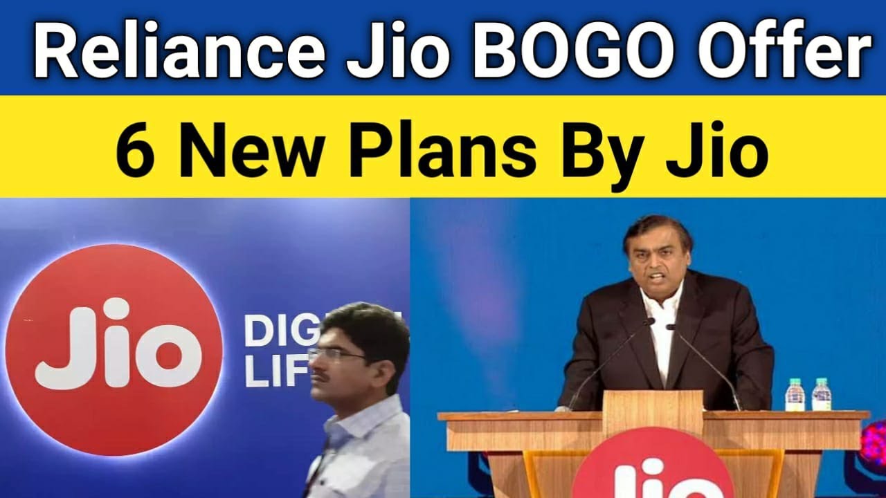 Reliance Jio BOGO Offer | 6 New BOGO Plan By Jio With Great Benefit