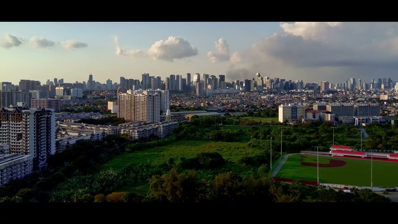 Taguig Sunset Cityscape with Metro Manila in the Distance #aerial #sunset #magichour #summer #manila