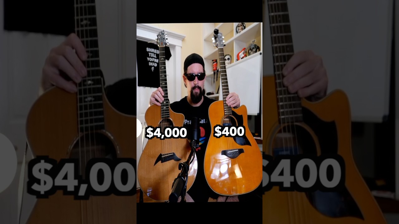 $4,000 vs $400 guitar&hellip;.which sounds better?