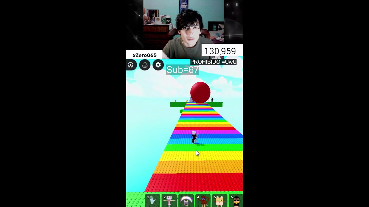 Jugando Roblox en VIVO