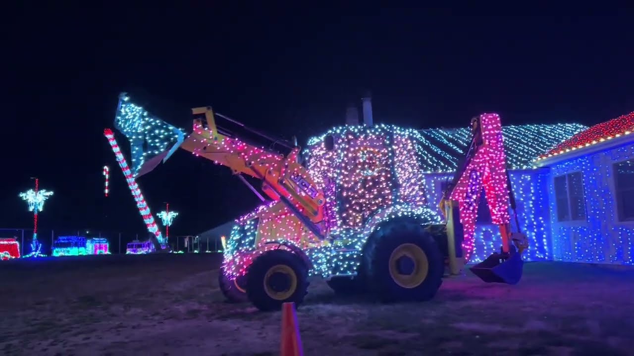 Diggerland Holidig Drive Thru Light Show 2025