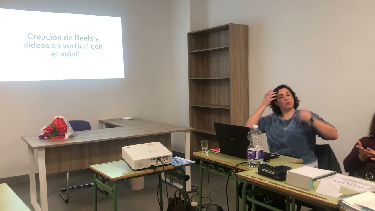 Primer día del taller creación de reels de La Cora de Ilbira  parte 4
