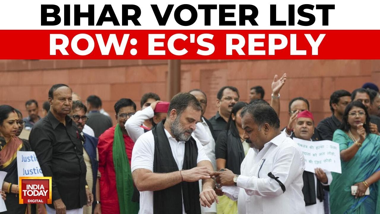 Bihar Voter List Row: EC Points To One-Month Window For Grievances | India Today News