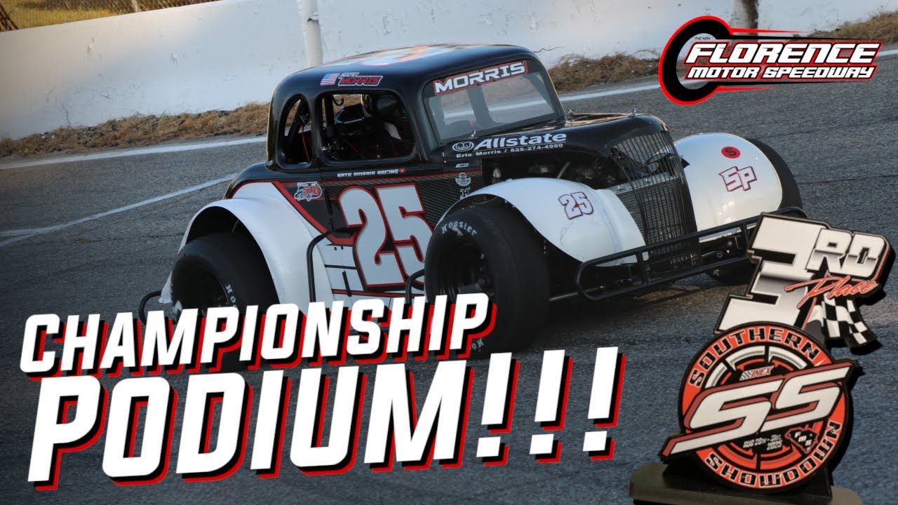 Я занял 3-е место в зачете выходного дня на гоночной трассе Florence Motor Speedway!!!