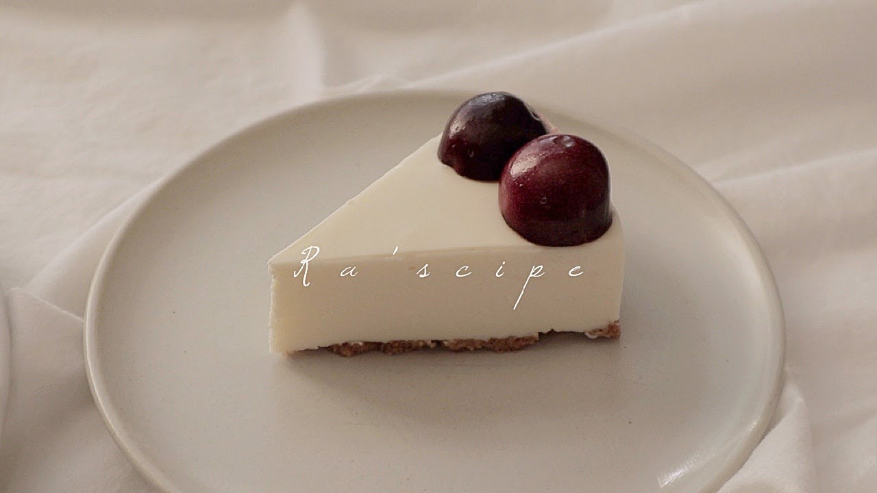 홈베이킹] 계란 없이 가벼운 치즈케이크ㅣ노오븐 베이킹ㅣNo Eggs Light Cheese Cake RecipeㅣNo Bake
