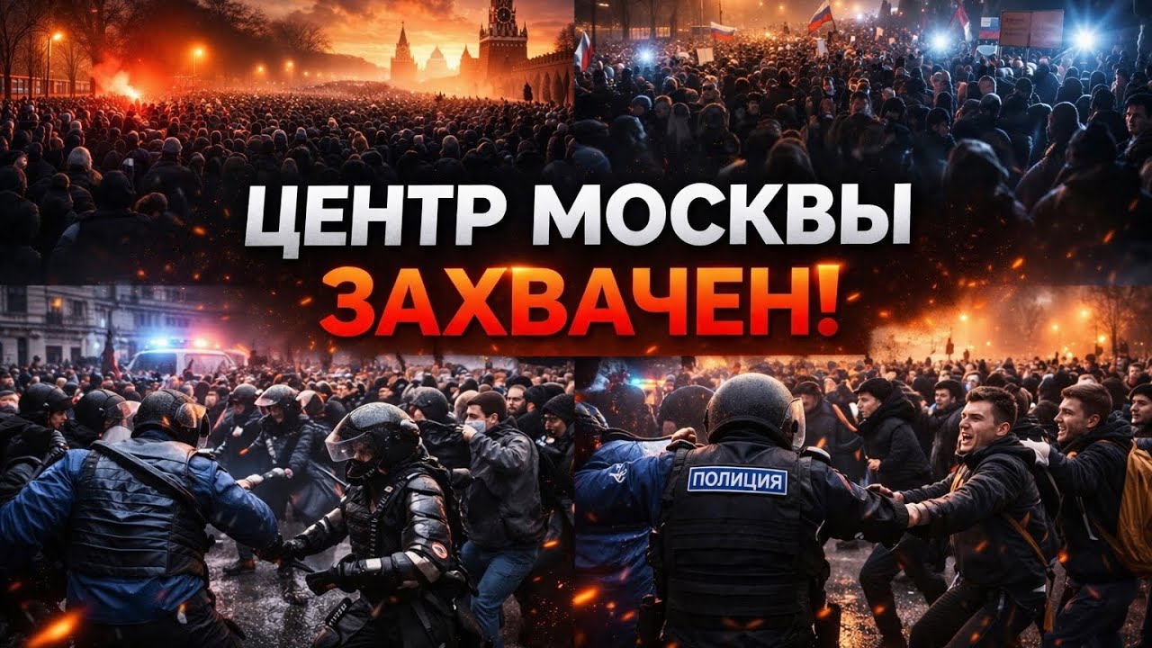🚨 СРОЧНО! ПРОТЕСТЫ В ЦЕНТРЕ МОСКВЫ &mdash; НА БОЛОТНОЙ НАЧАЛИСЬ АРЕСТЫ!