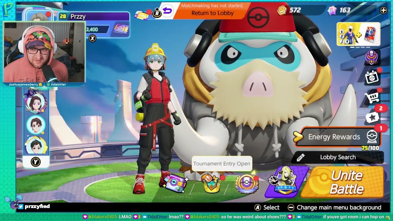 Pokémon UNITE w/ Chat #2 (przzyfied Live)