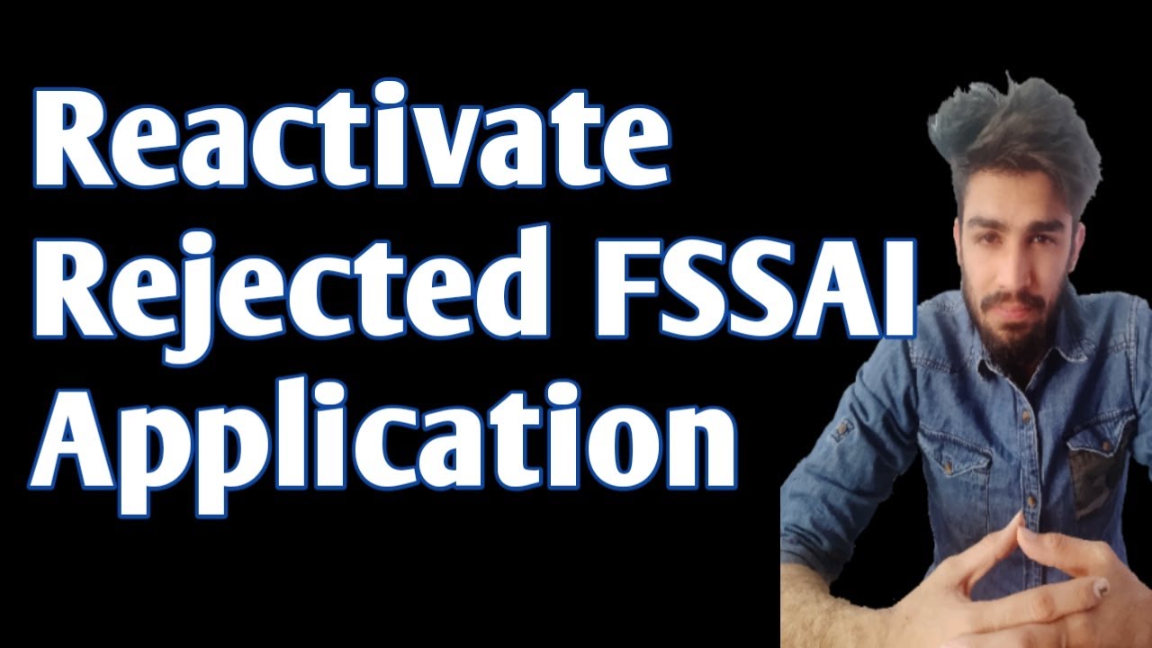 FSSAI Licence rejection hone ke baad kya kaare| Reapply rejected fssai application?
