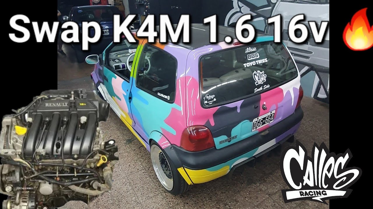 Swap K4M para el twingo de colores 🔥 parte 1  Calles Racing 