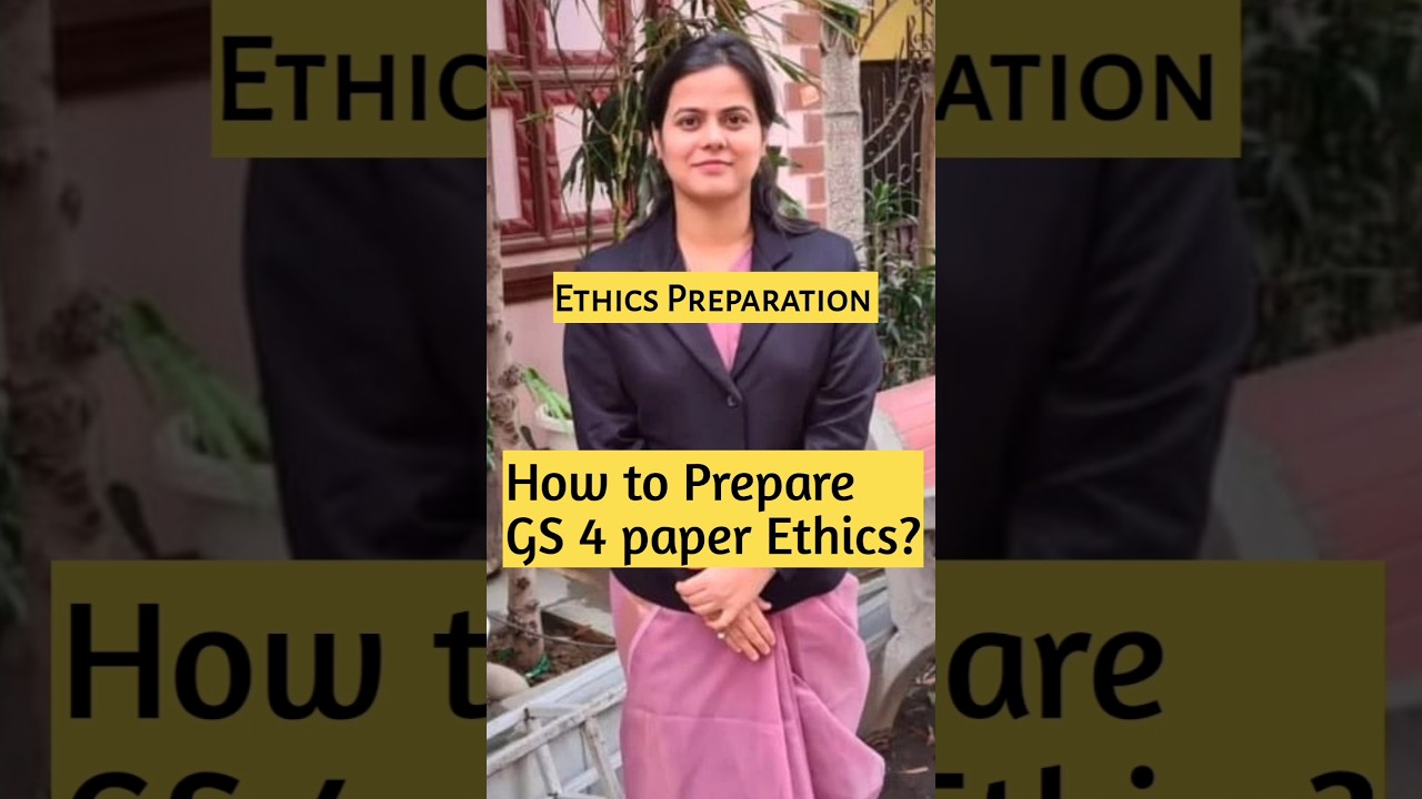 How to prepare UPSC GS 4 paper Ethics?📝💯✅️ how to prepare Ethics? #upsc #shorts #trending #ias