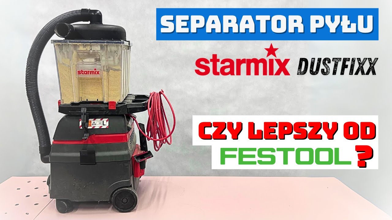 Separator pyłu inny niż wszystkie - Starmix Dustfixx. Czy warto kupić? Jak działa?