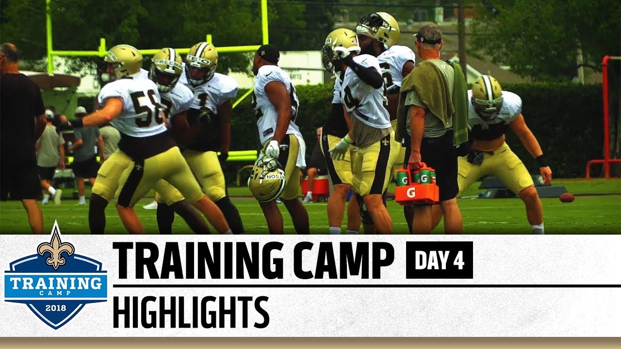 Saints Training Camp 2018 | Day 4 Highlights