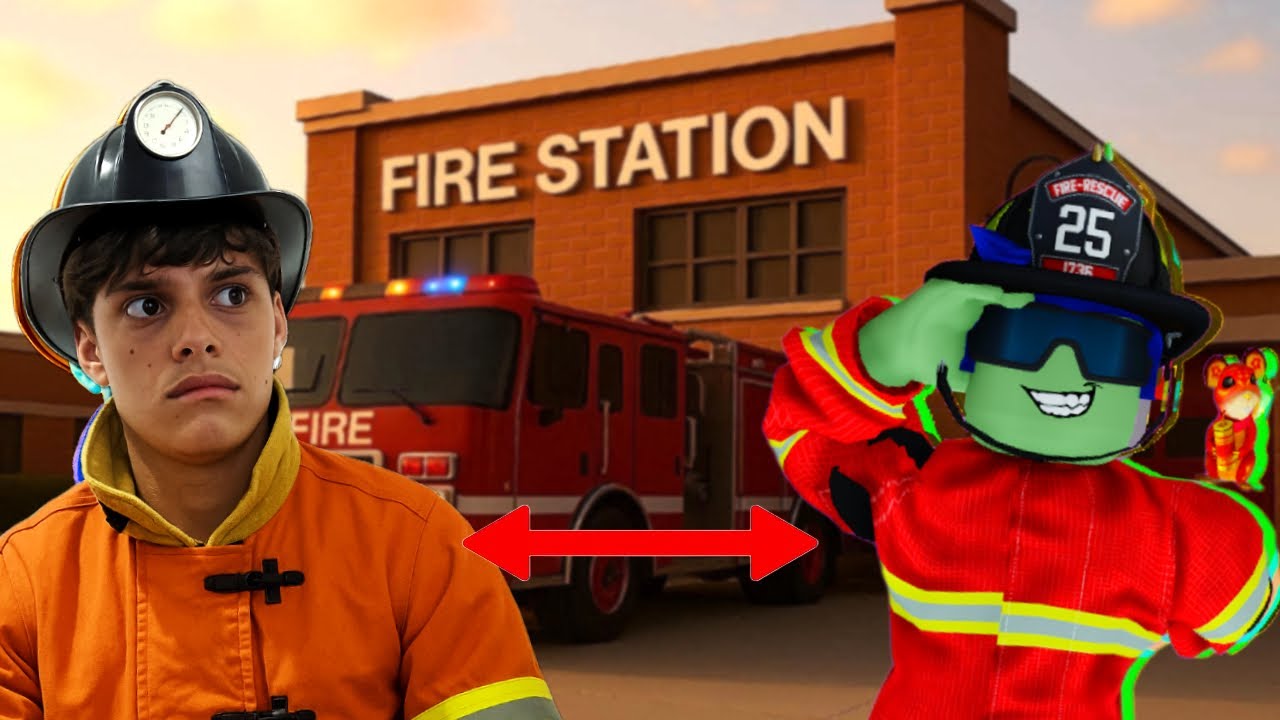 Un D&iacute;a como Superh&eacute;roe 🦸| Simulador de Bomberos en ROBLOX 🧯🧑&zwj;🚒