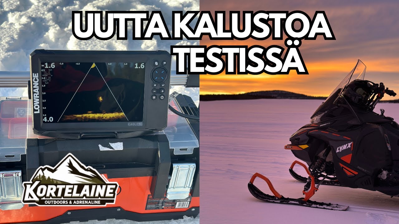 PILKKI HOMMISSA | TESTAILLAAN LOWRANCE EAGLE EYE 9 LIVE KAIKULUOTAINTA