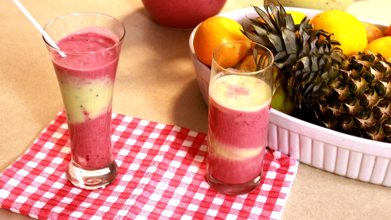 Voćni jogurt sa malinama i kivijem - Homemade Fruit Yogurt