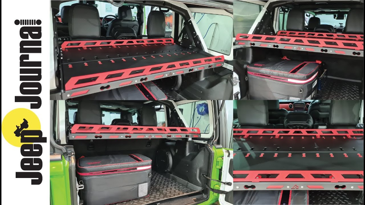 Jeep JL Wrangler Cargo Shelf - American Adventure Lab M.A.S.S. Cargo Shelf Installation - Part 2