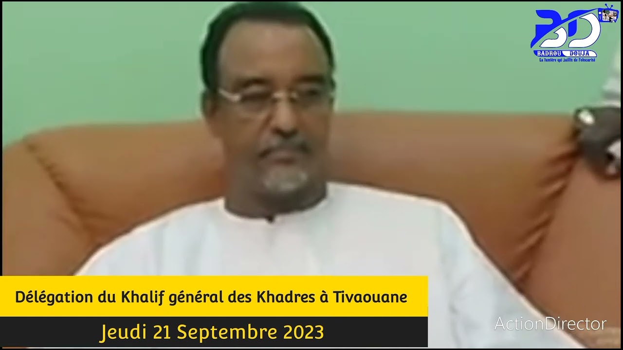 Urgent Délégation du Khalif général des Khadres Cheikh Sid El kheir Aïdara à Tivaouane 21/09/2023.