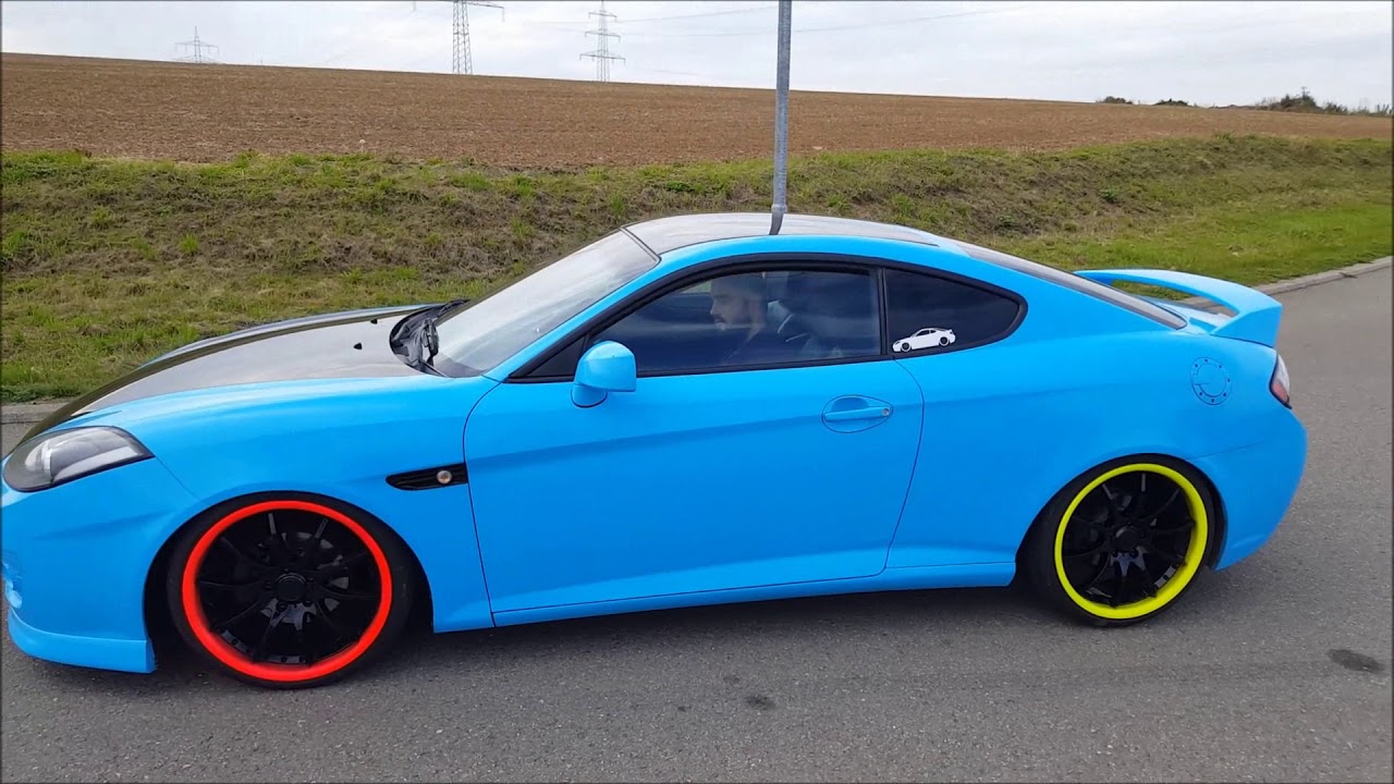 Hyundai Coupe Tiburon Tuscani 2.0 tuning soundcheck