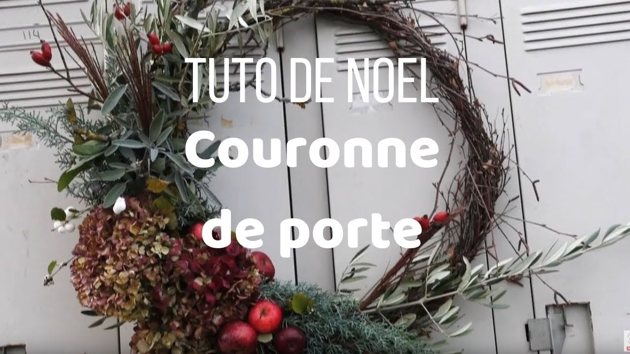 Tuto de Noël - Couronne de porte - GNOOSS TV