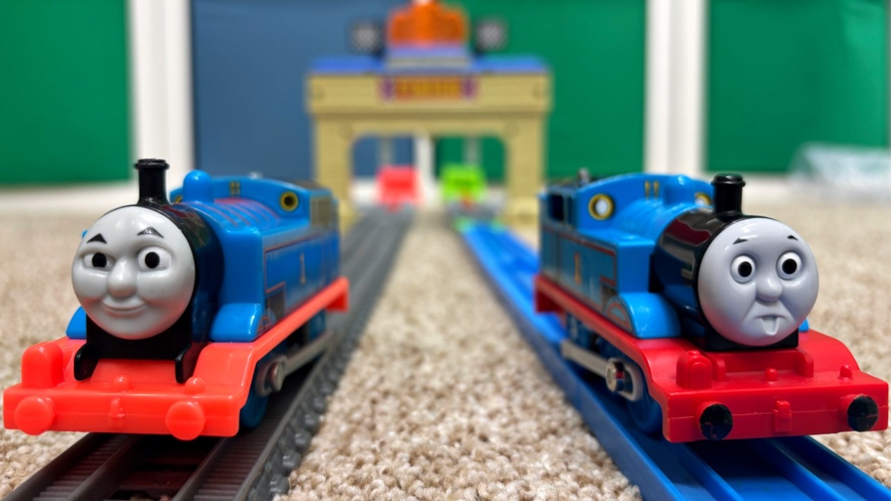 Thomas Train Tomy Trackmaster Races! | Thomas and Friends Trackmaster VS Tomy Train Races for kids