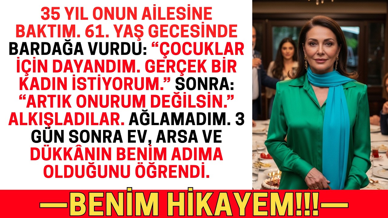 KOCAM “ARTIK BENİM ONURUM DEĞİLSİN” DEDİ — ÜÇ GÜN SONRA HER ŞEYİNİ KAYBETTİ
