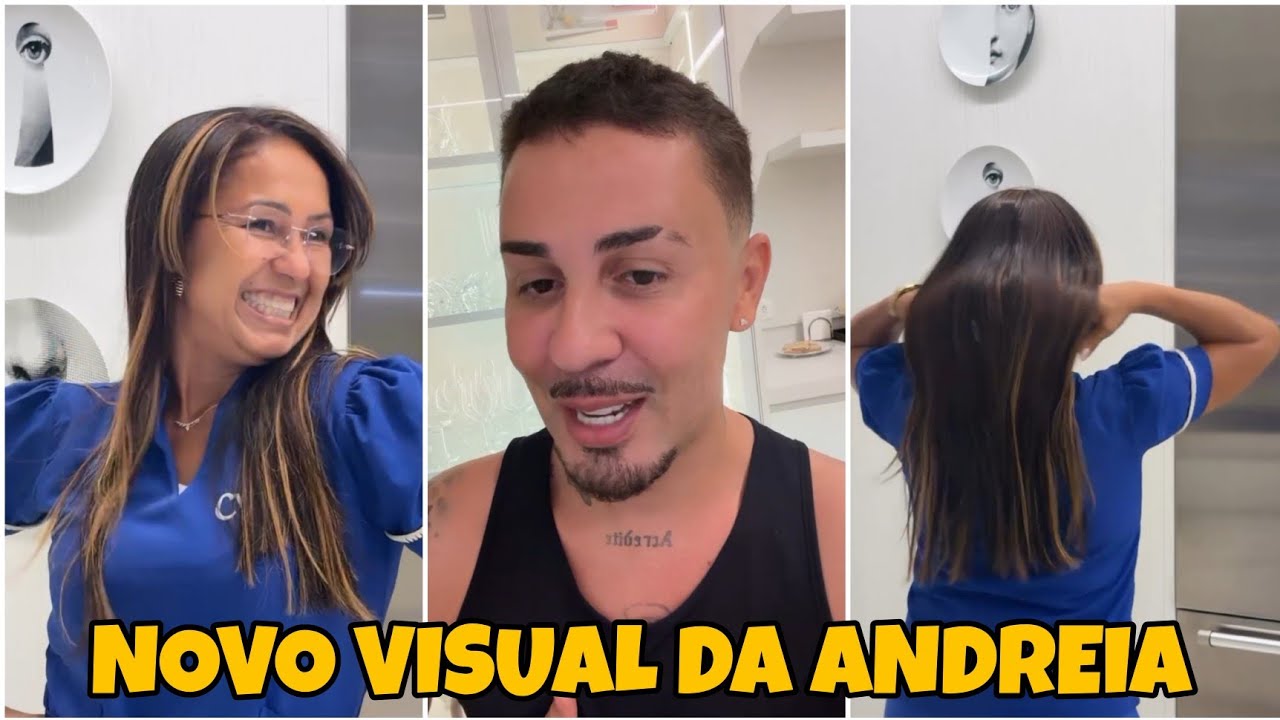 ✅ CARLINHOS MAIA MOSTRA NOVO VISUAL DE ANDREIA 