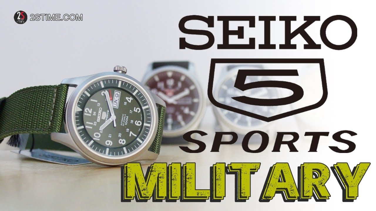 SEIKO 5 Sports MILITARY Collection - Best NATO Watch Under 200$