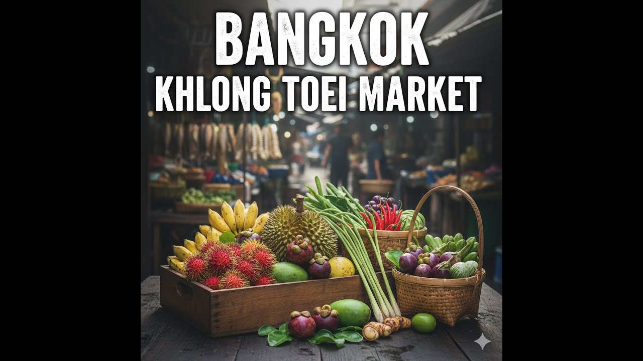KHLONG TOEI MARKET BANGKOK #foodie #market #fun 