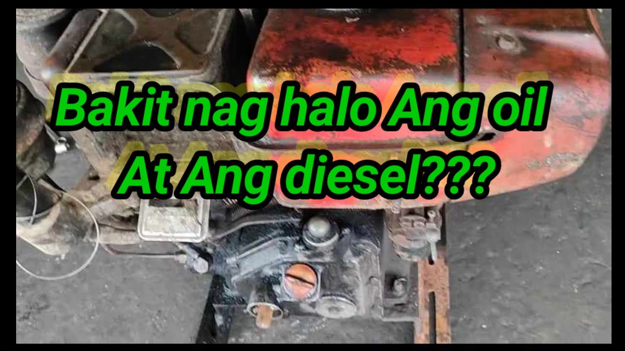 yanmar SS60 naghalo Ang oil at Ang diesel,, ano kaya Ang papalitan pyesa??