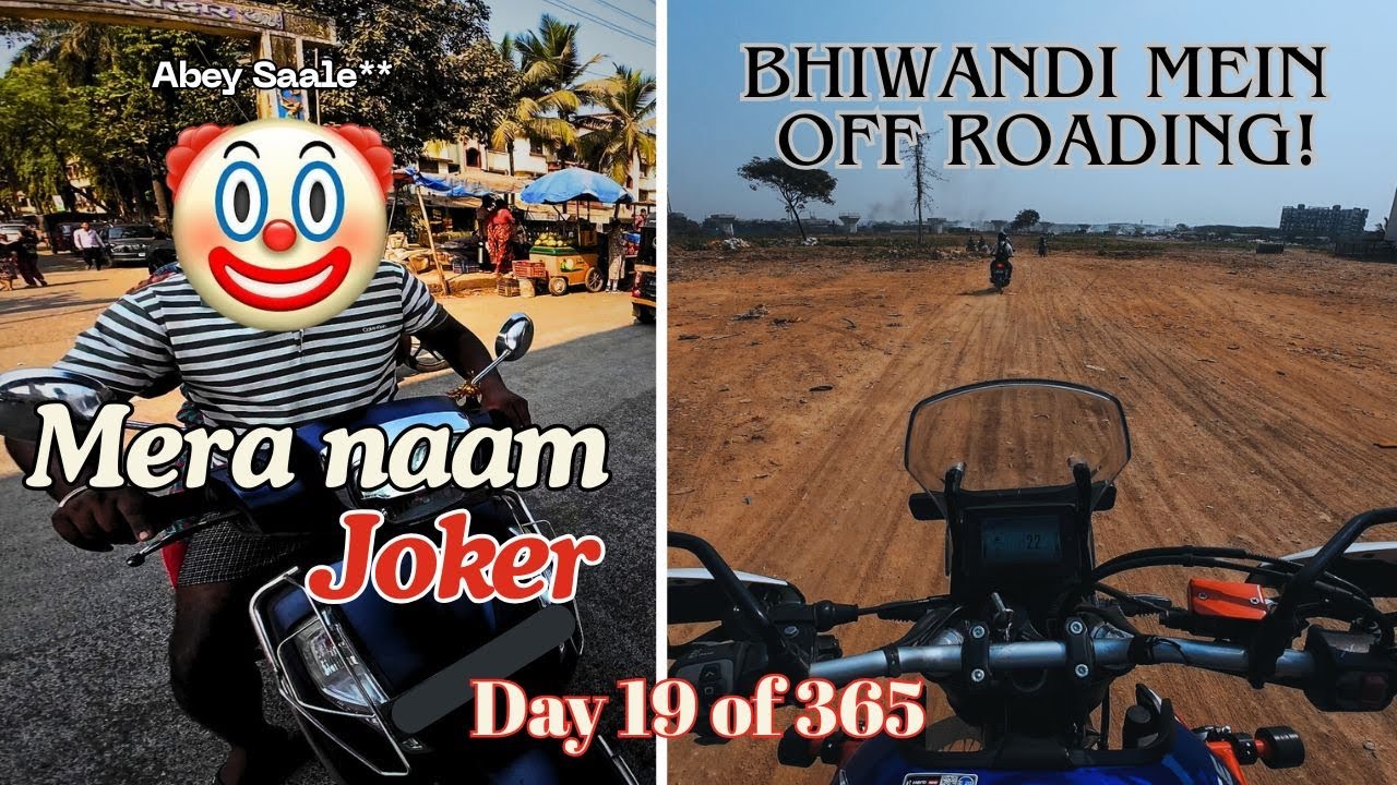 Bhiwandi mein OFFROADING | Daily Bike Rides | Adventure Alloy | Day 19 of 365
