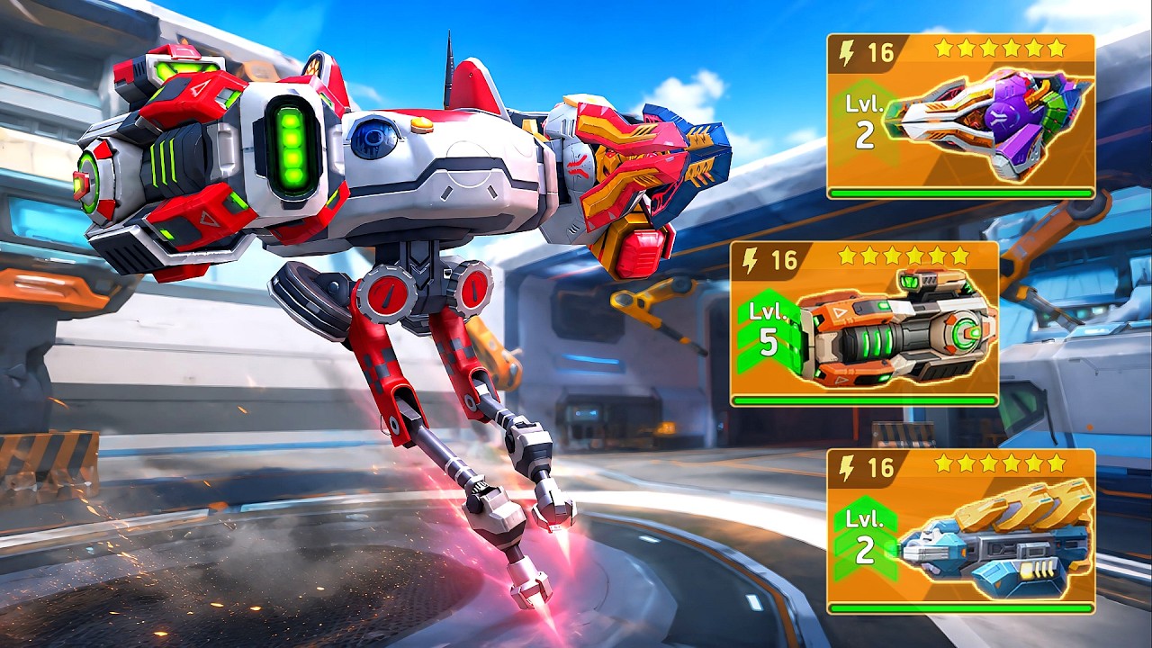 Mech Arena MD with Disruptor 16, Compound Beam 16, Burrow Beam 16