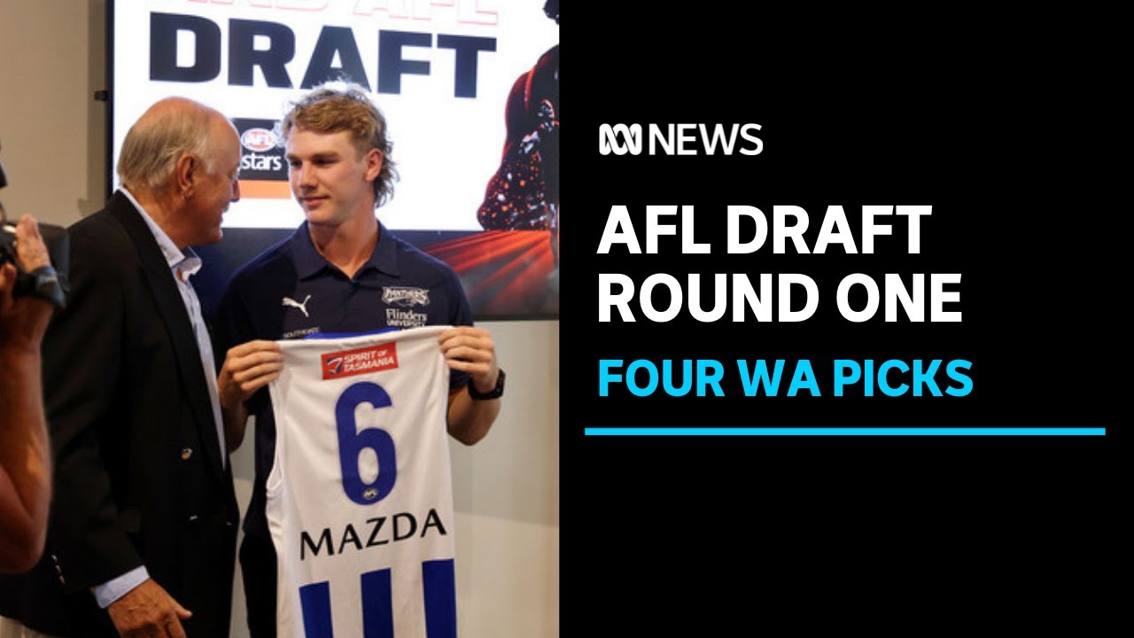 Four West Australians have been picked up in the first round of the AFL Draft |ABC News